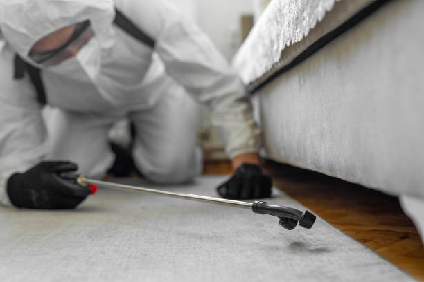 Professional Mosquito Control technician working in Ten Mile Run, NJ
